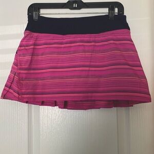 Lululemon Pace Rival Skort/Shirt Size 6 Pink